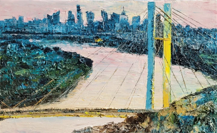 Warszawa-most 50 x 80 cm. 2024 ..jpg