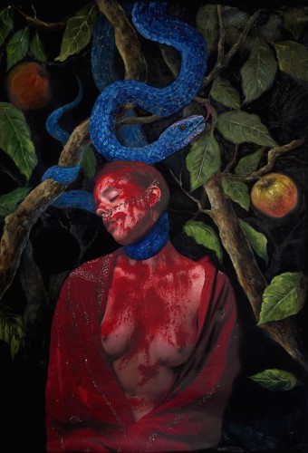 Dylemat 100x70 mixed media,płótno.jpg